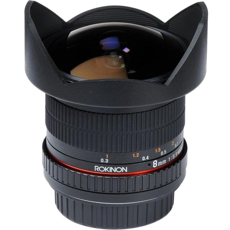 Lente Rokinon Fisheye 8mm f/3.5 HD para câmeras APS-C - Lentes